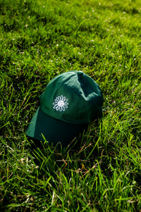 Embroidered Smiley Flower Hat