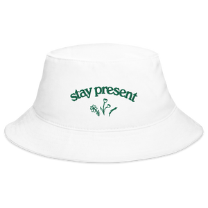 Stay Present Bucket Hat (Green)