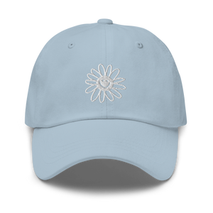 Embroidered Smiley Flower Hat