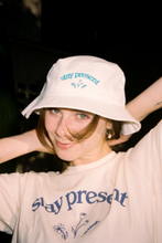 Load image into Gallery viewer, Stay Present Bucket Hat (Blue)
